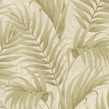 Load image into Gallery viewer, Smooth Velvet Tropical Palm Leaf Wallpaper