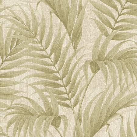 Smooth Velvet Tropical Palm Leaf Wallpaper - Design ID